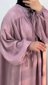 Leinen Abaya