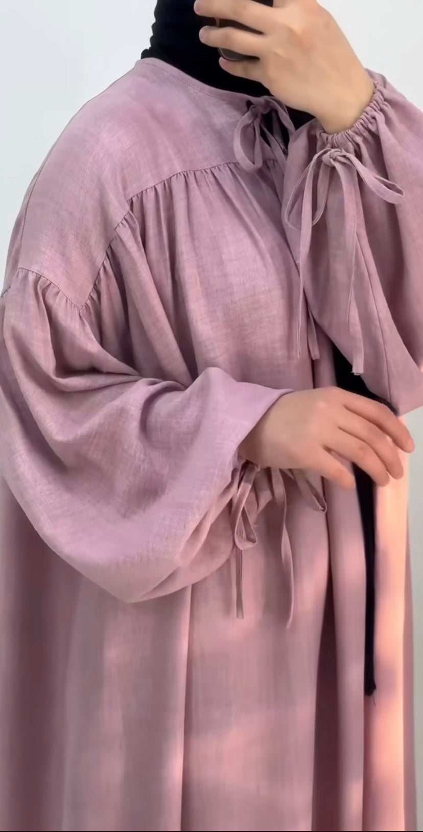 Leinen Abaya