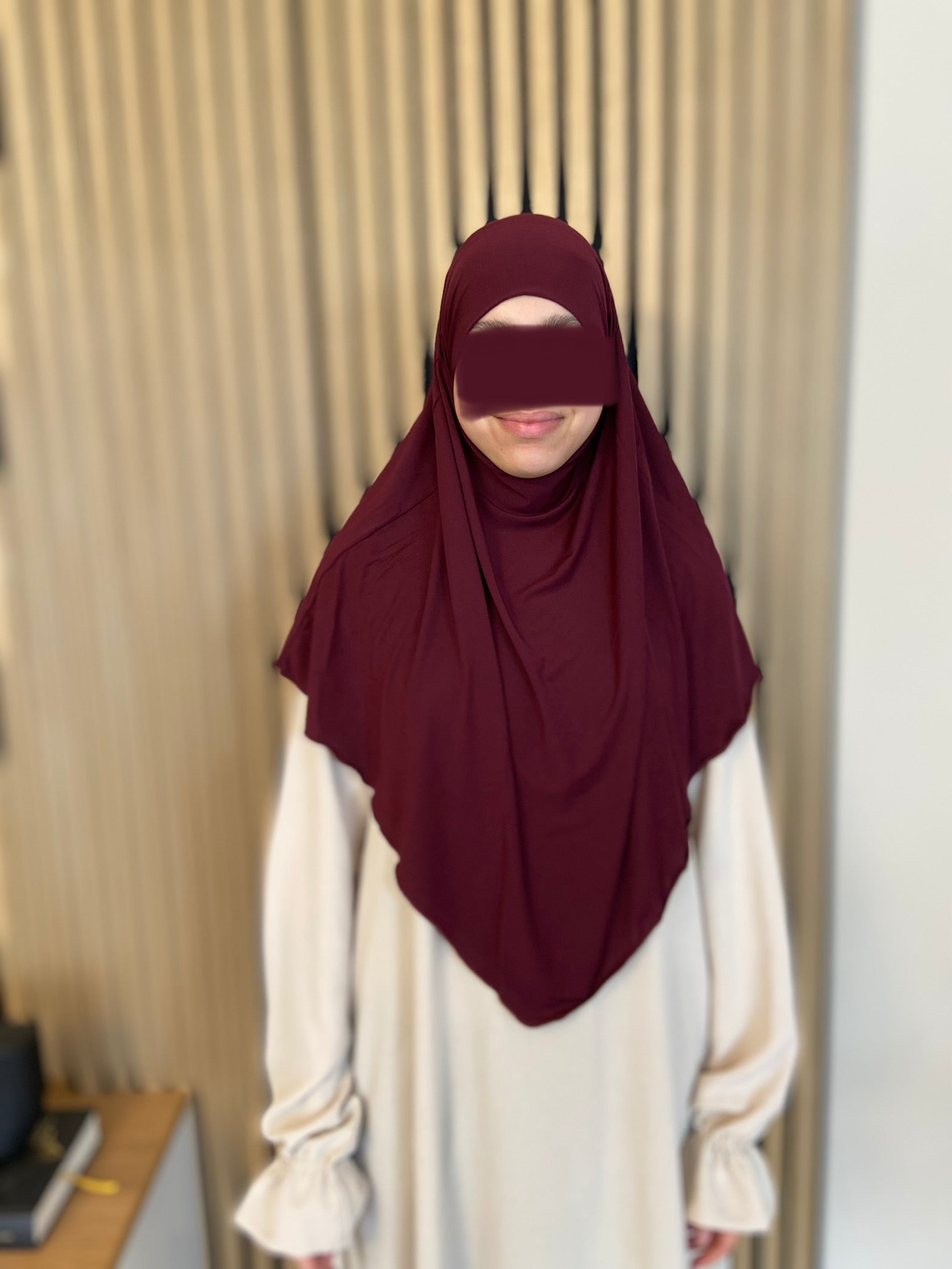 Mini Khimar Bordeaux