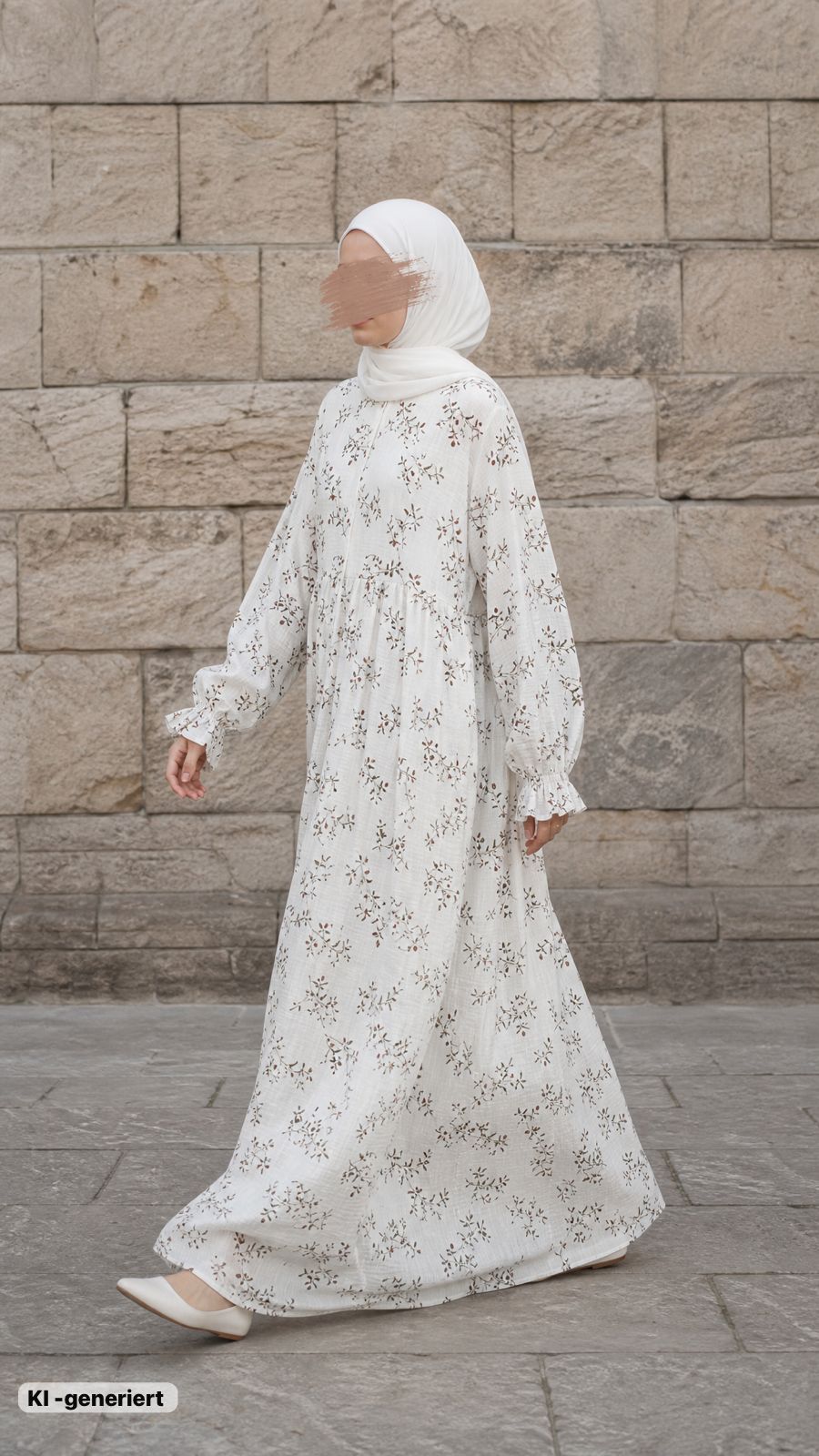 Musselin Kleid Warda Olives