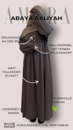 Musselin Abaya Aaliyah