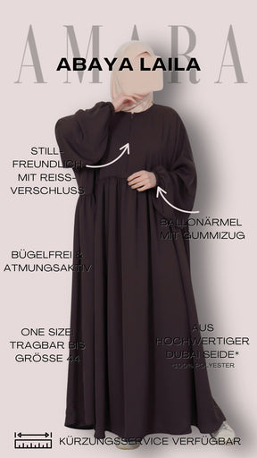Abaya Laila - Light Braun