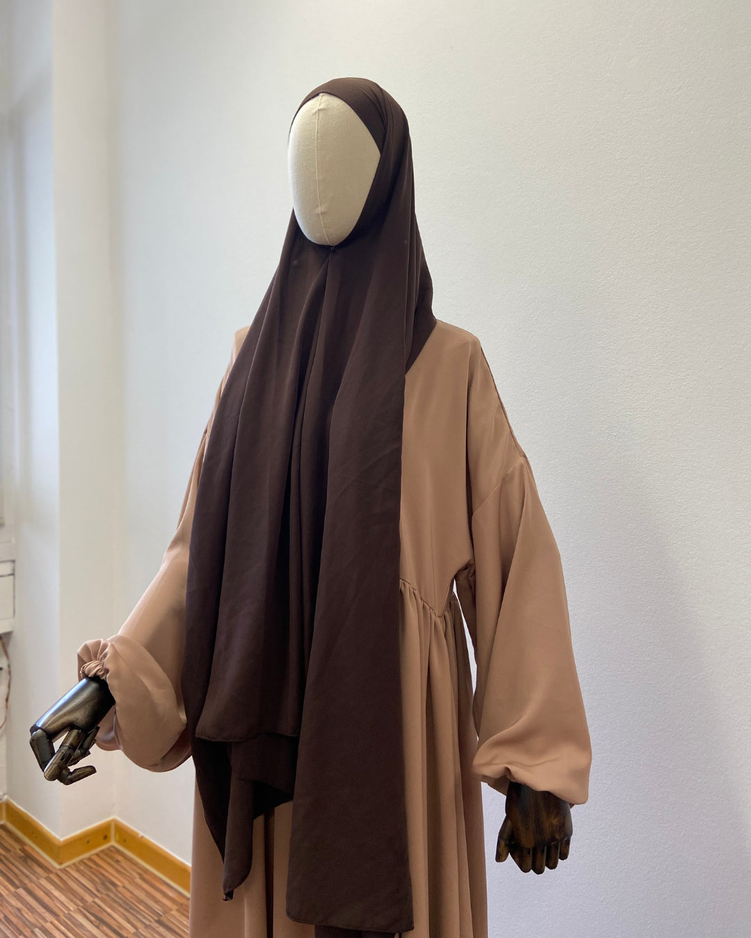 Abaya Seide Ballonärmel