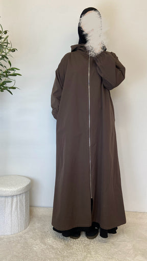 Sportliche Maxi Jacke  mit Kapuze