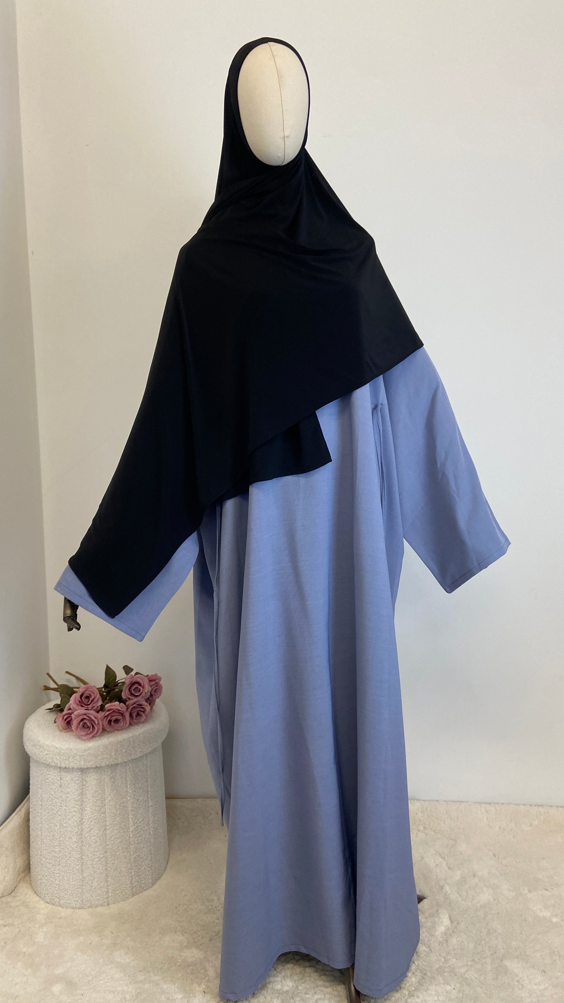 Farascha Abaya in Leinenoptik