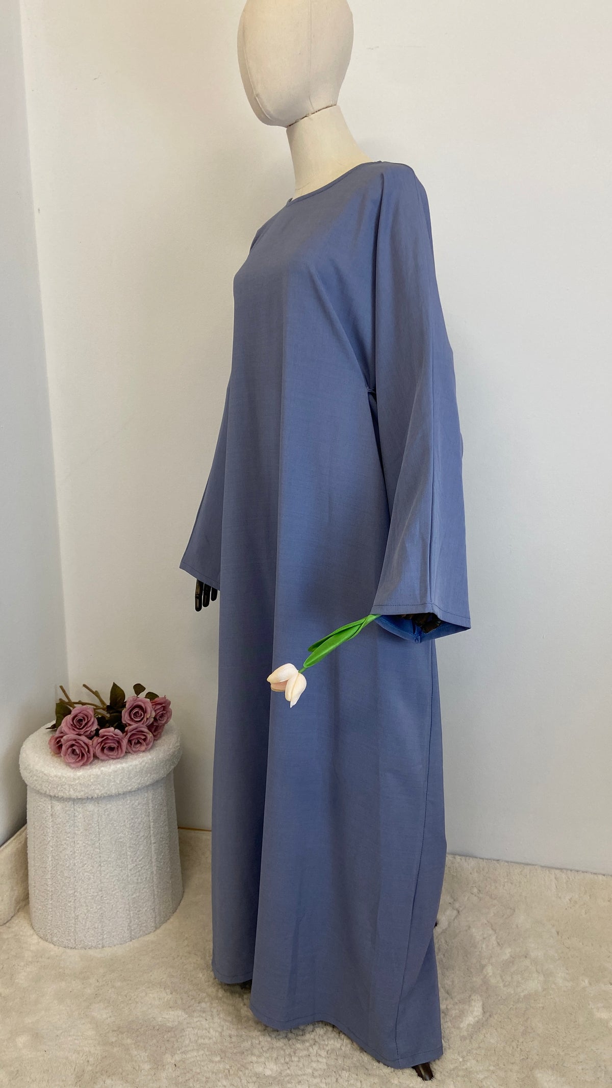 Farascha Abaya in Leinenoptik