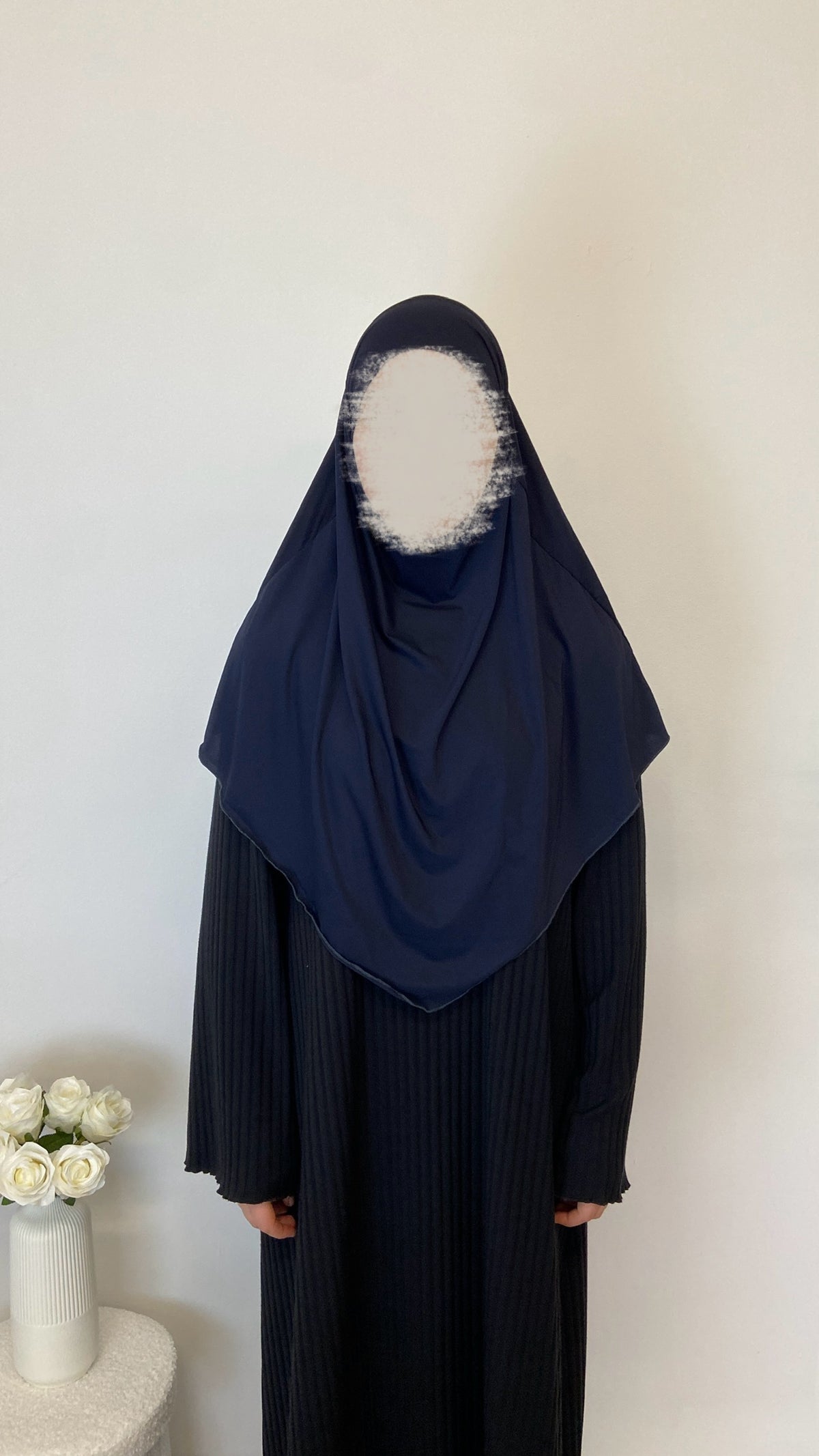 Jersey Mini Khimar - Dunkelblau