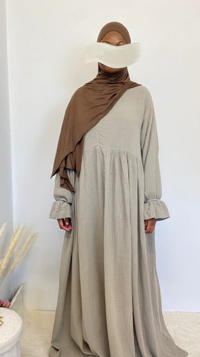 Jersey Hijab in der Farbe Mocha Mousse