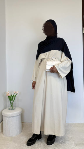 Farascha Abaya in Leinenoptik