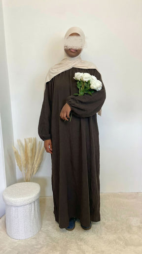 Classy Musselin Abaya Lina