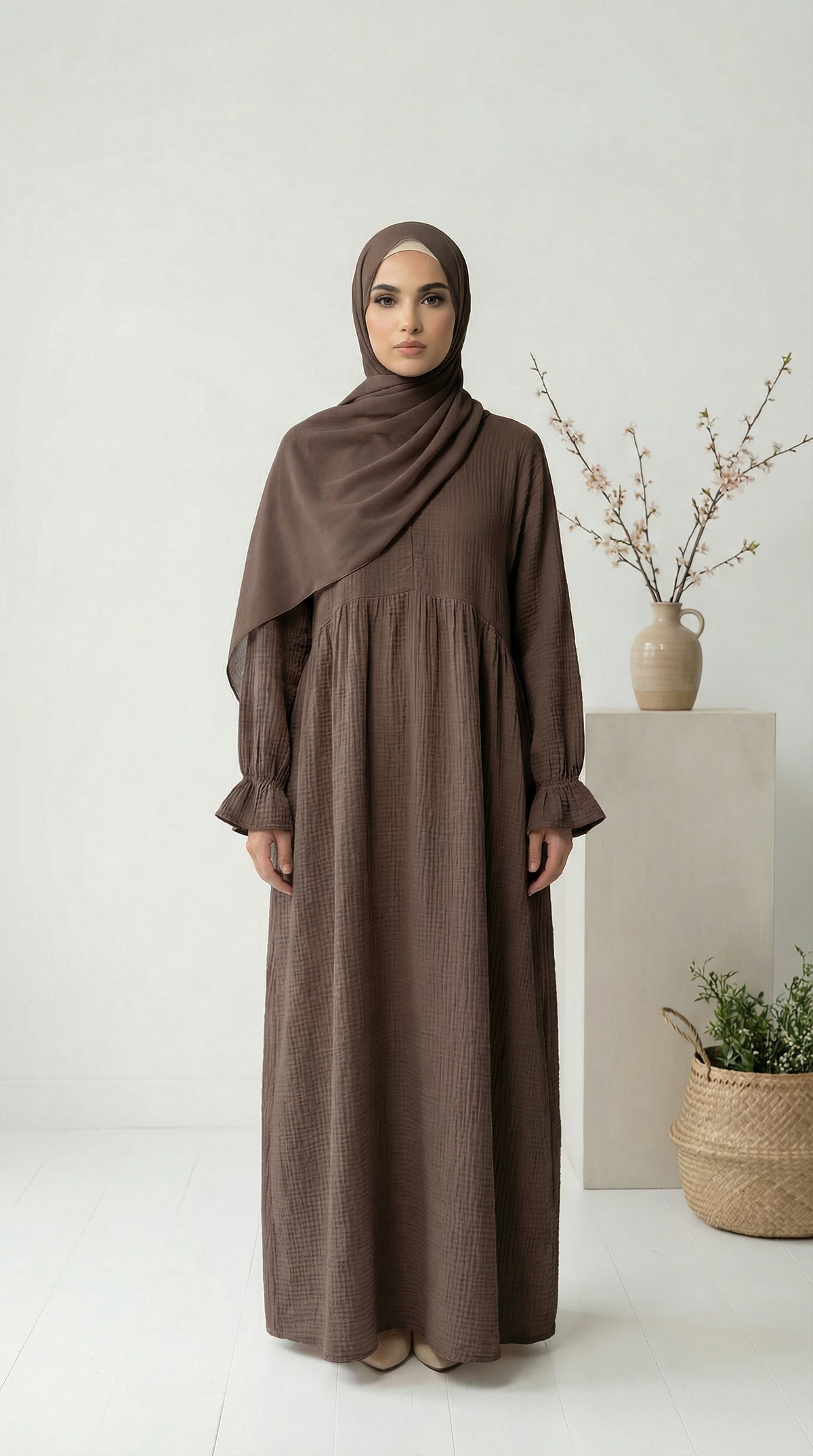 Classy Musselin Abaya