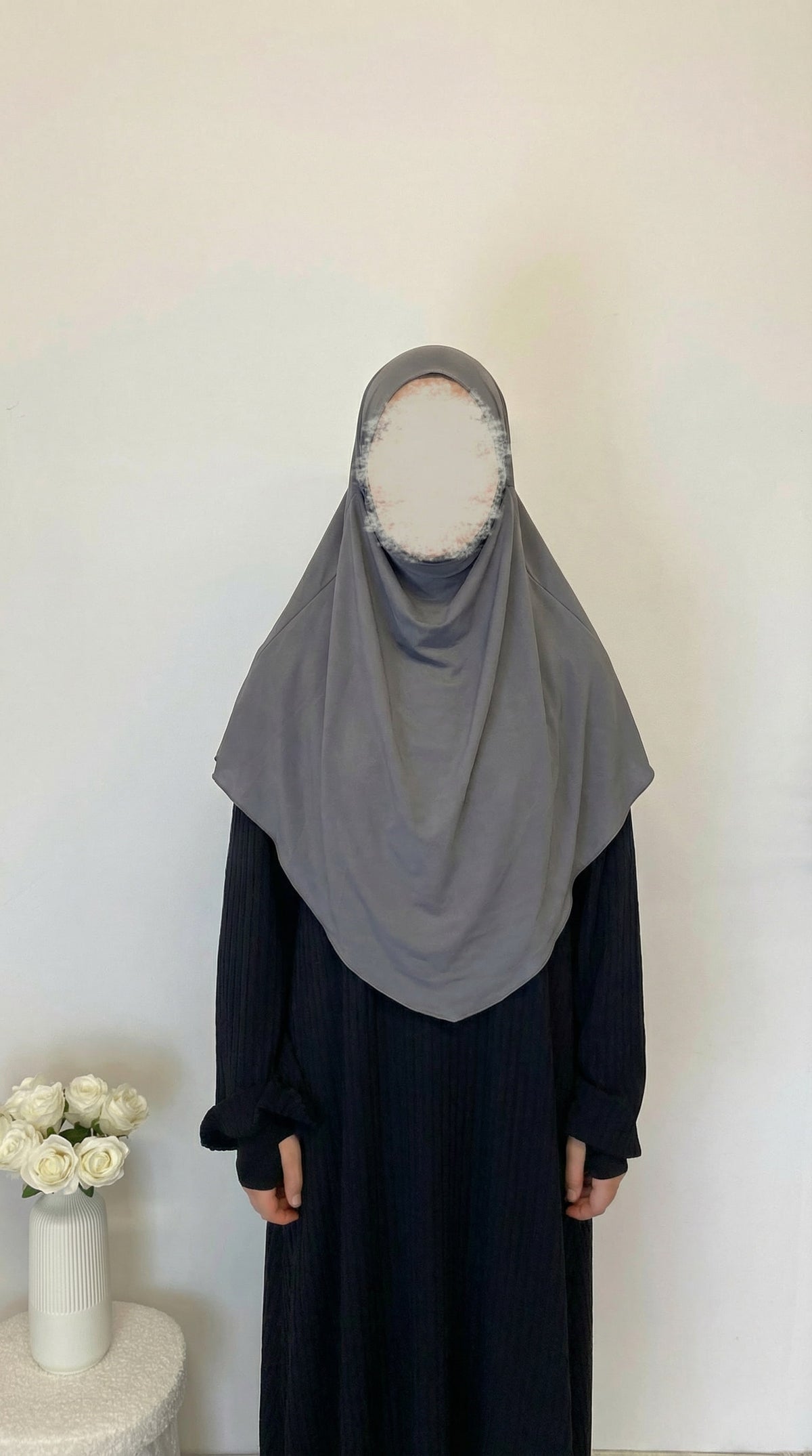 Jersey Mini Khimar - Grau