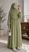 Abaya Halima - Pistaziengrün