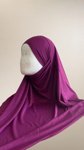Jersey Mini Khimar - Lila