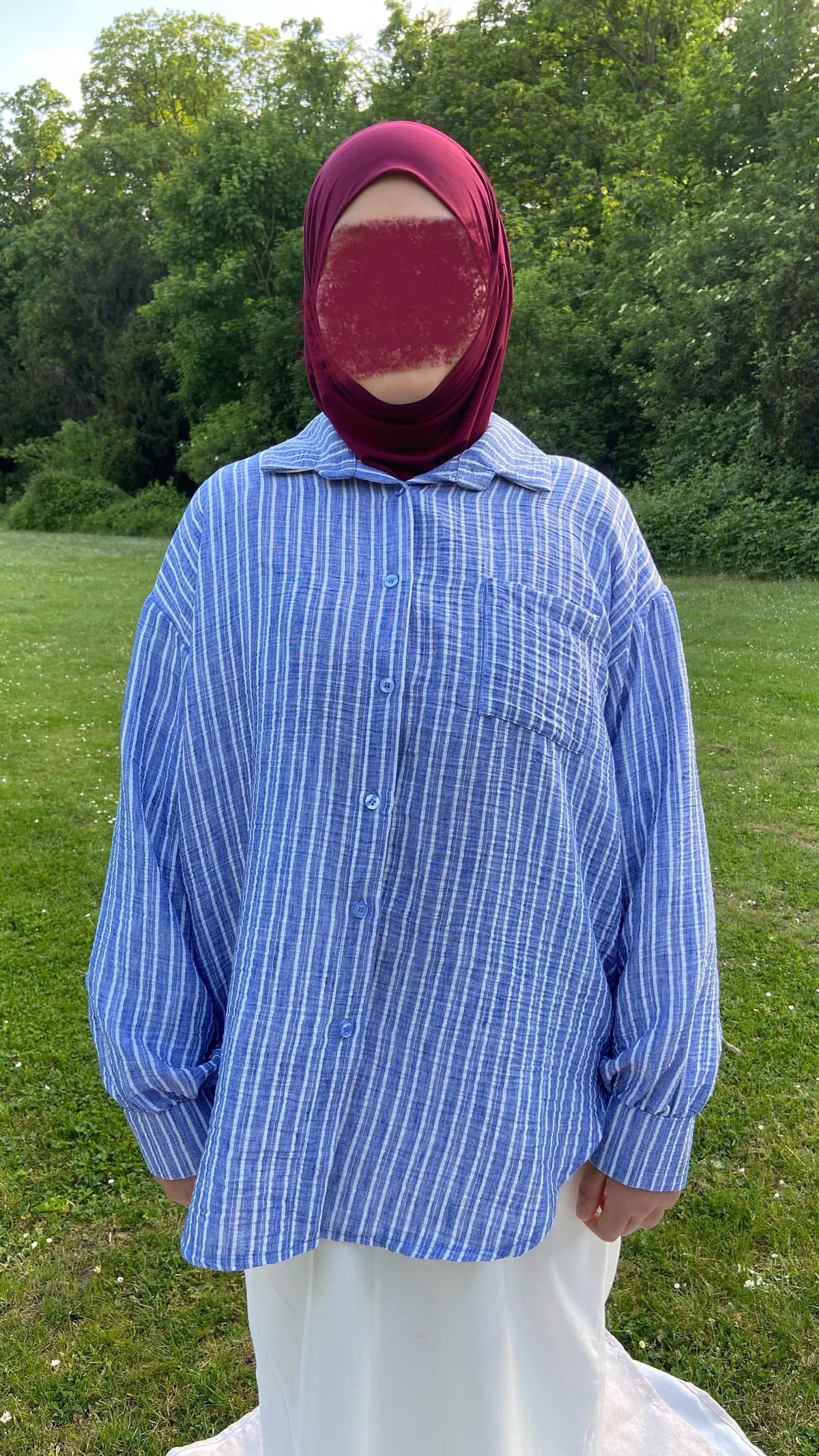 Jersey Mini Khimar - Bordeaux