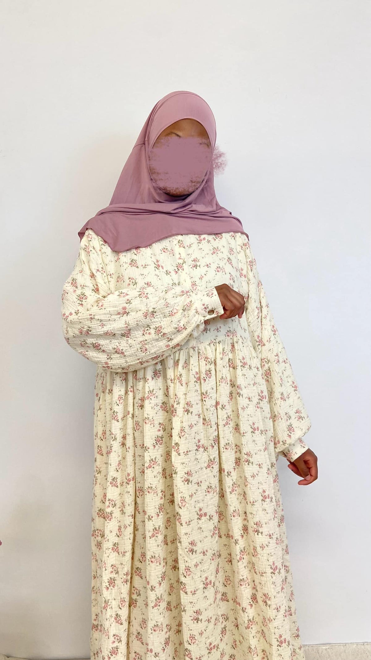Musselin Kleid Warda Roses