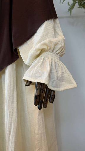 Musselin Abaya Aaliyah Tulpenärmel
