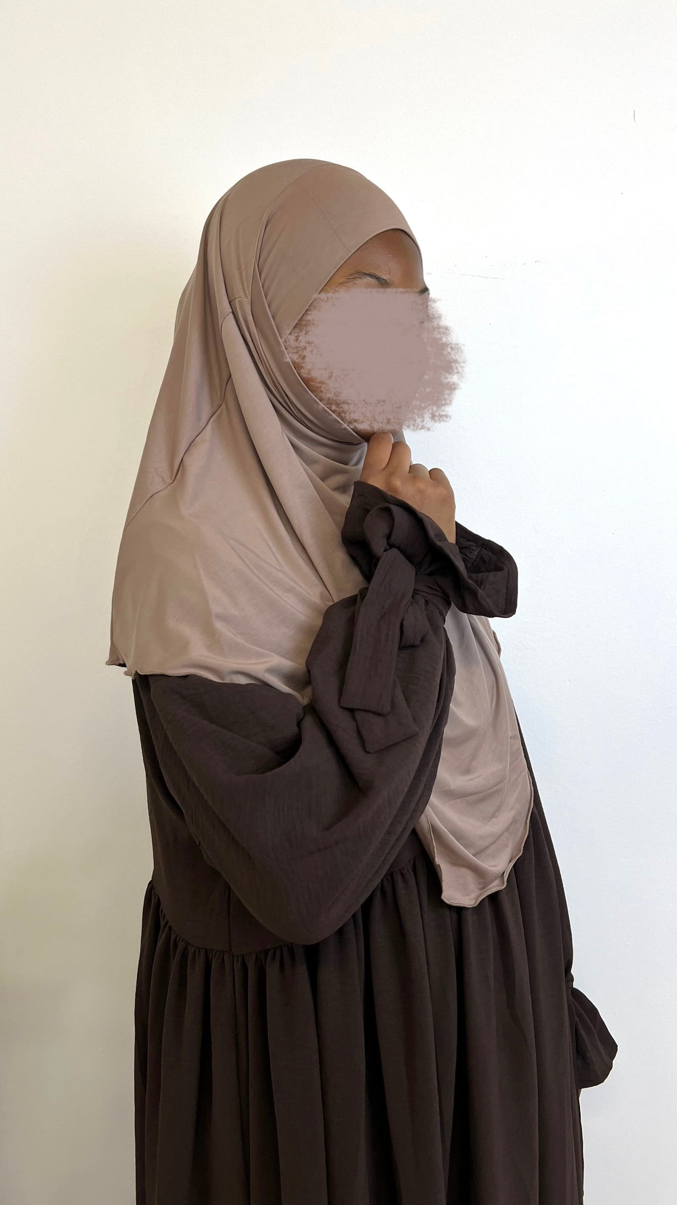 Mini Khimar - Cream