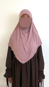 (Copy) Mini Khimar - Chocolate Brown