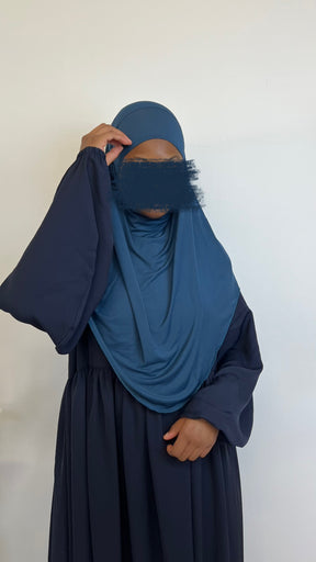 Mini Khimar - Dark Blue