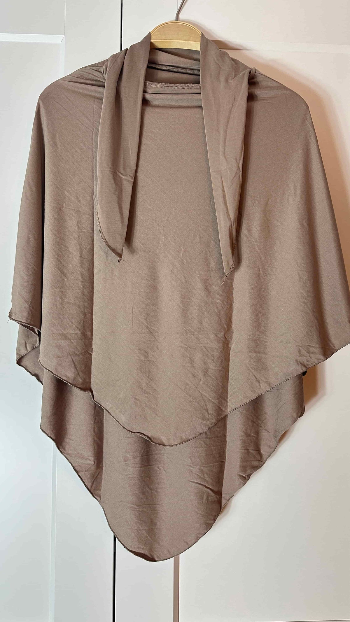 Jersey Mini Khimar - Stone