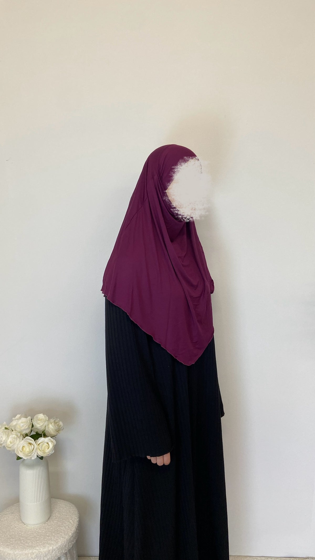 Jersey Mini Khimar - Lila