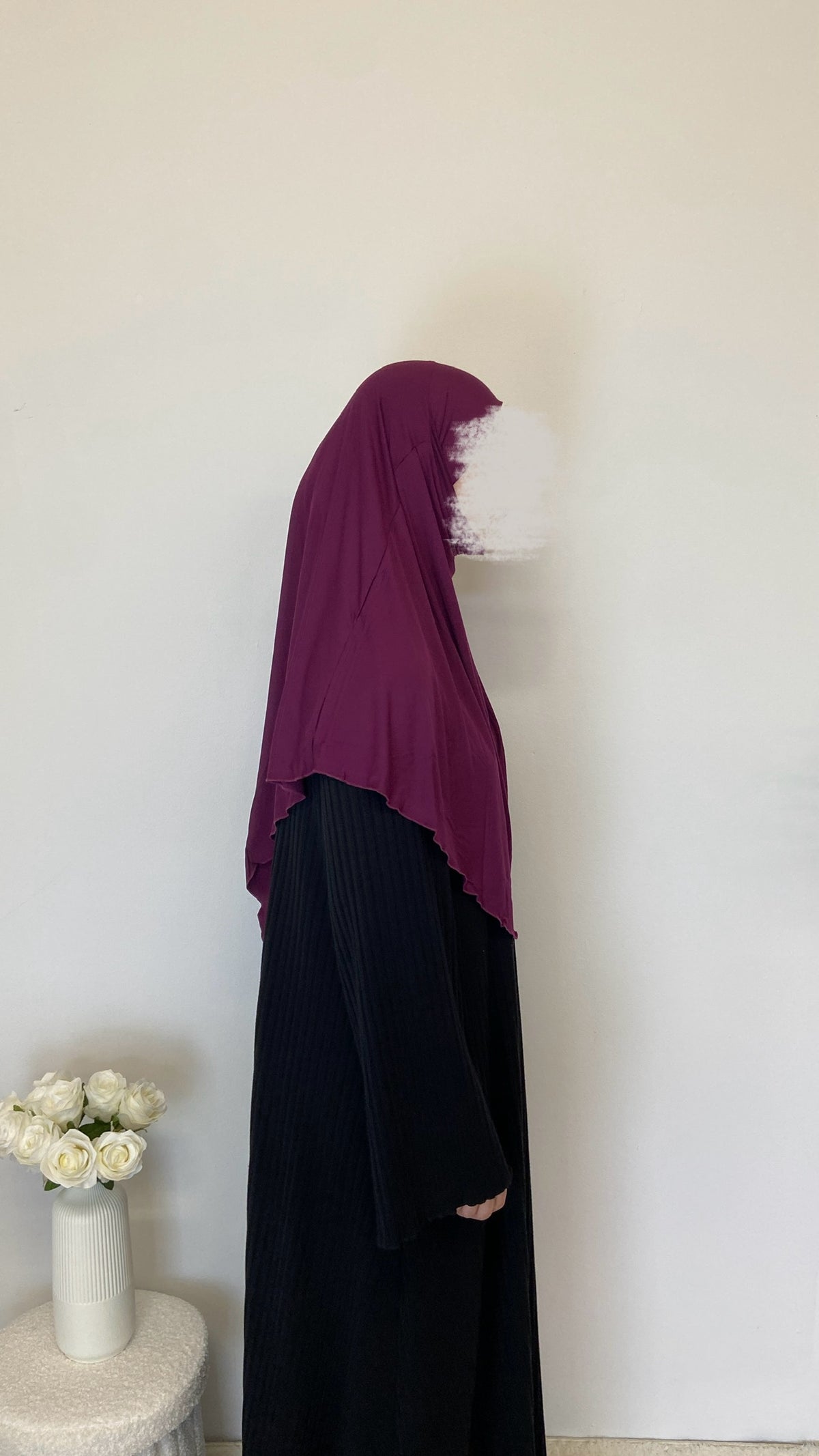 Jersey Mini Khimar - Lila