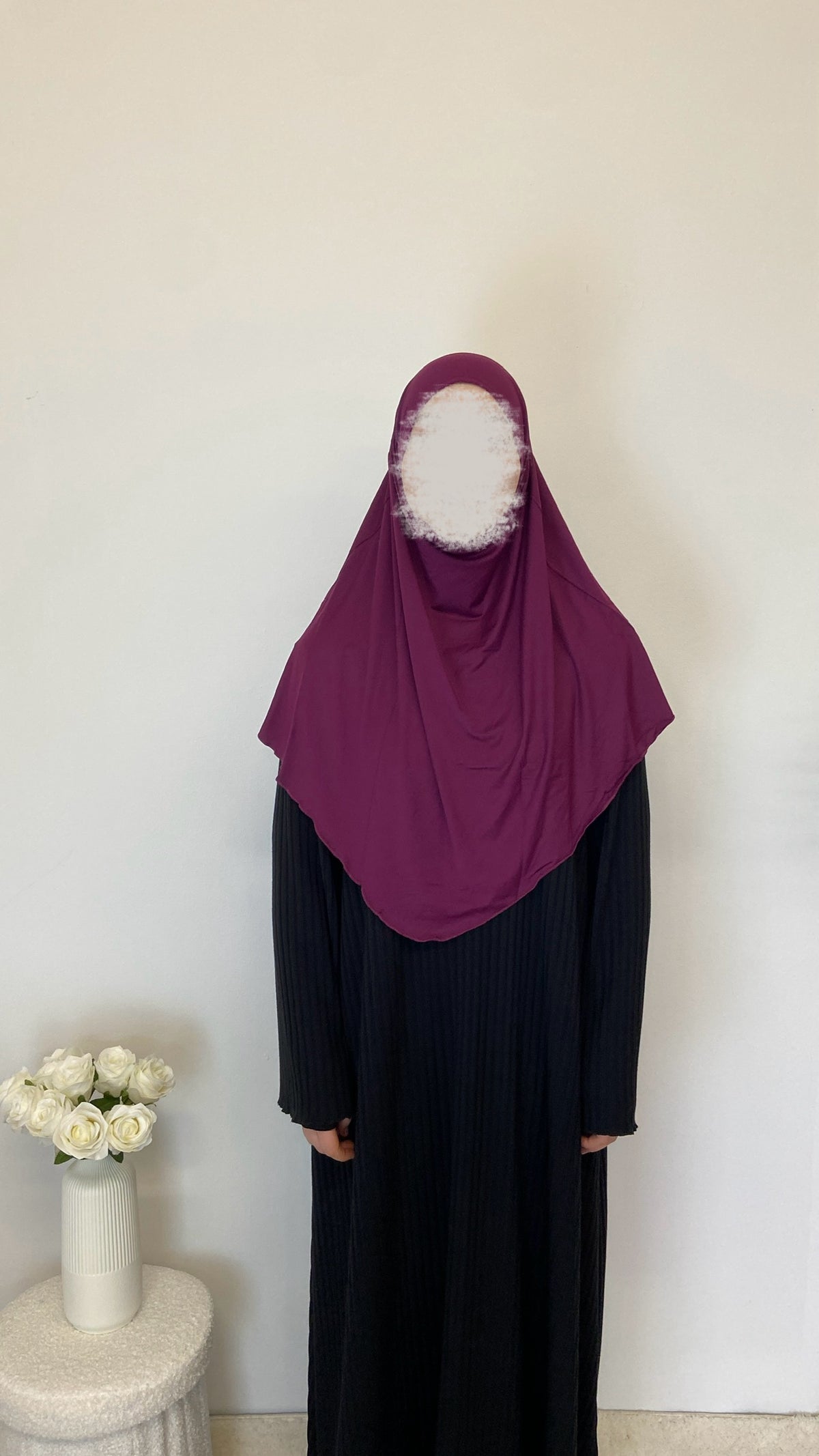 Jersey Mini Khimar - Lila