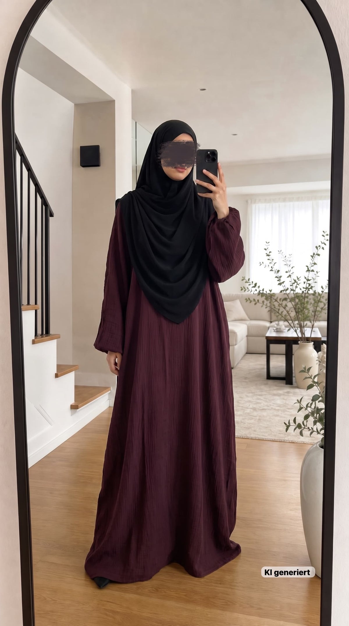 Musselin Abaya Lina