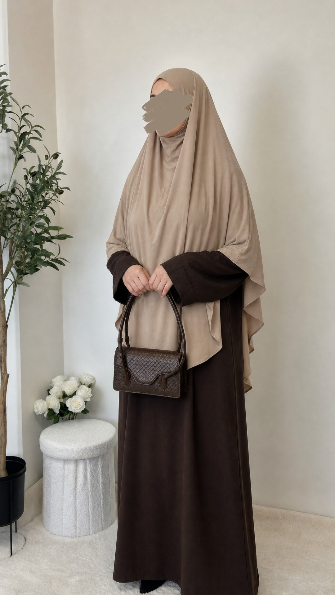 Jersey Maxi Khimar - alle Farben