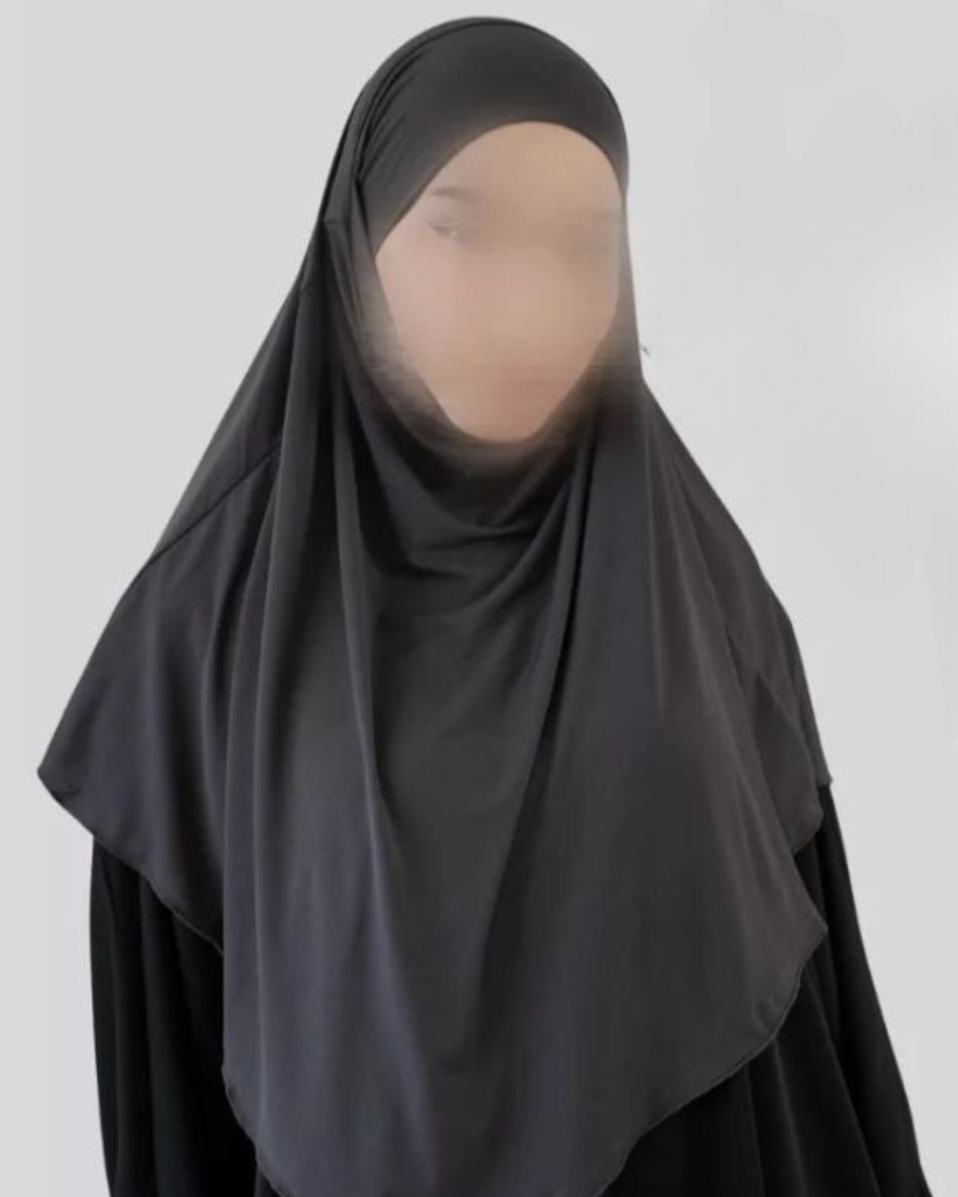 Mini Khimar - Dunkelgrau