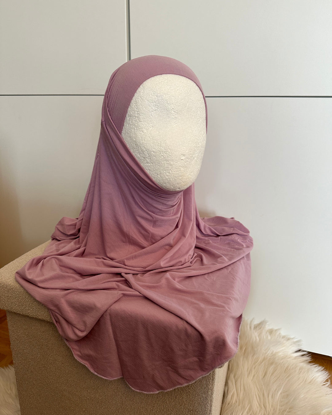 Mini Khimar - Pastellrosa