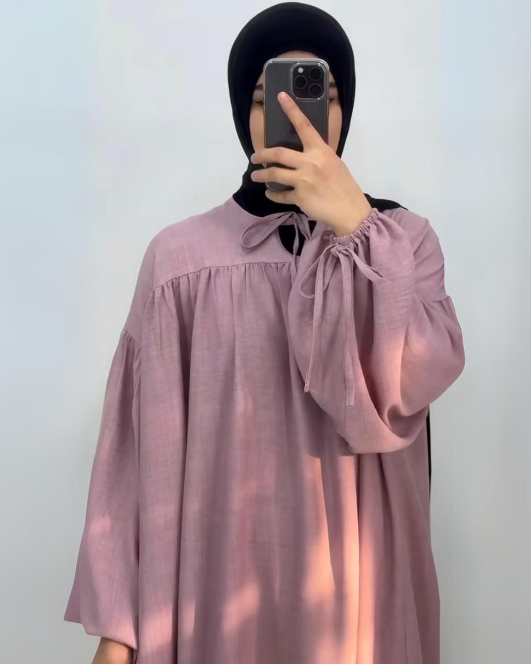 Leinen Abaya