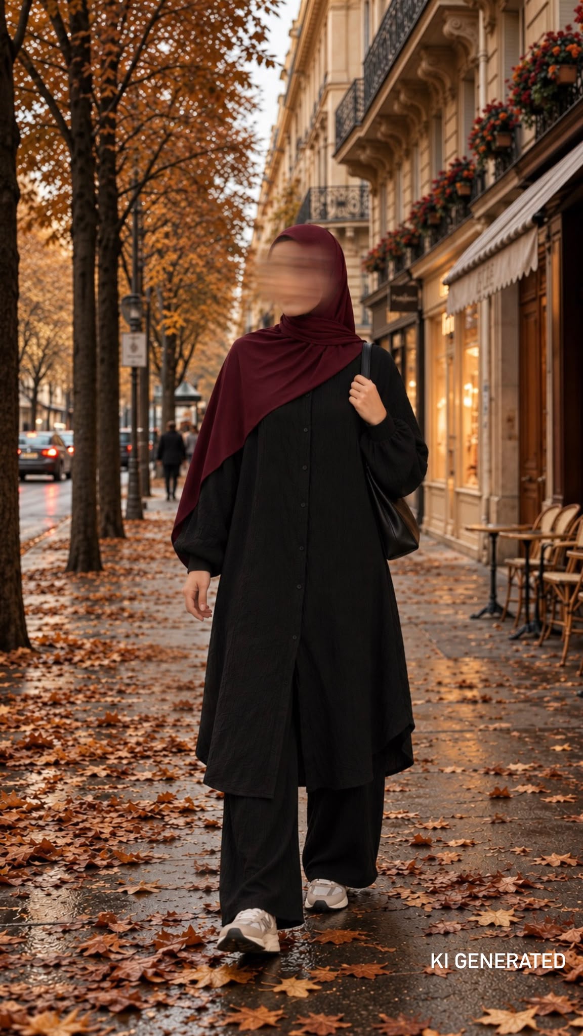 Langes Tunika Musselin Set aus Baumwolle von Amara Butiq – Ansicht 6