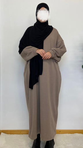 Sweatkleid mit Seitentaschen