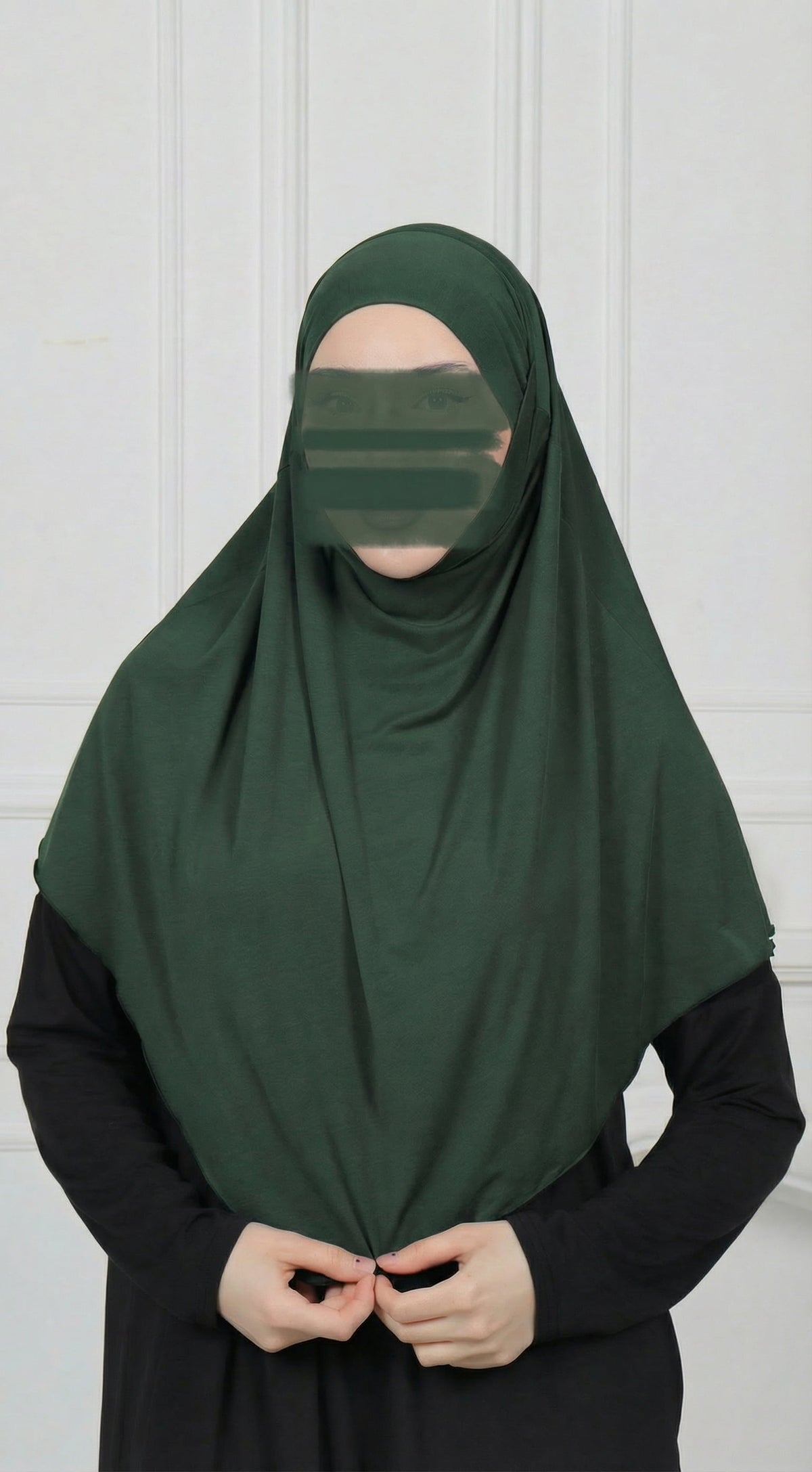 Jersey Mini Khimar - Khaki