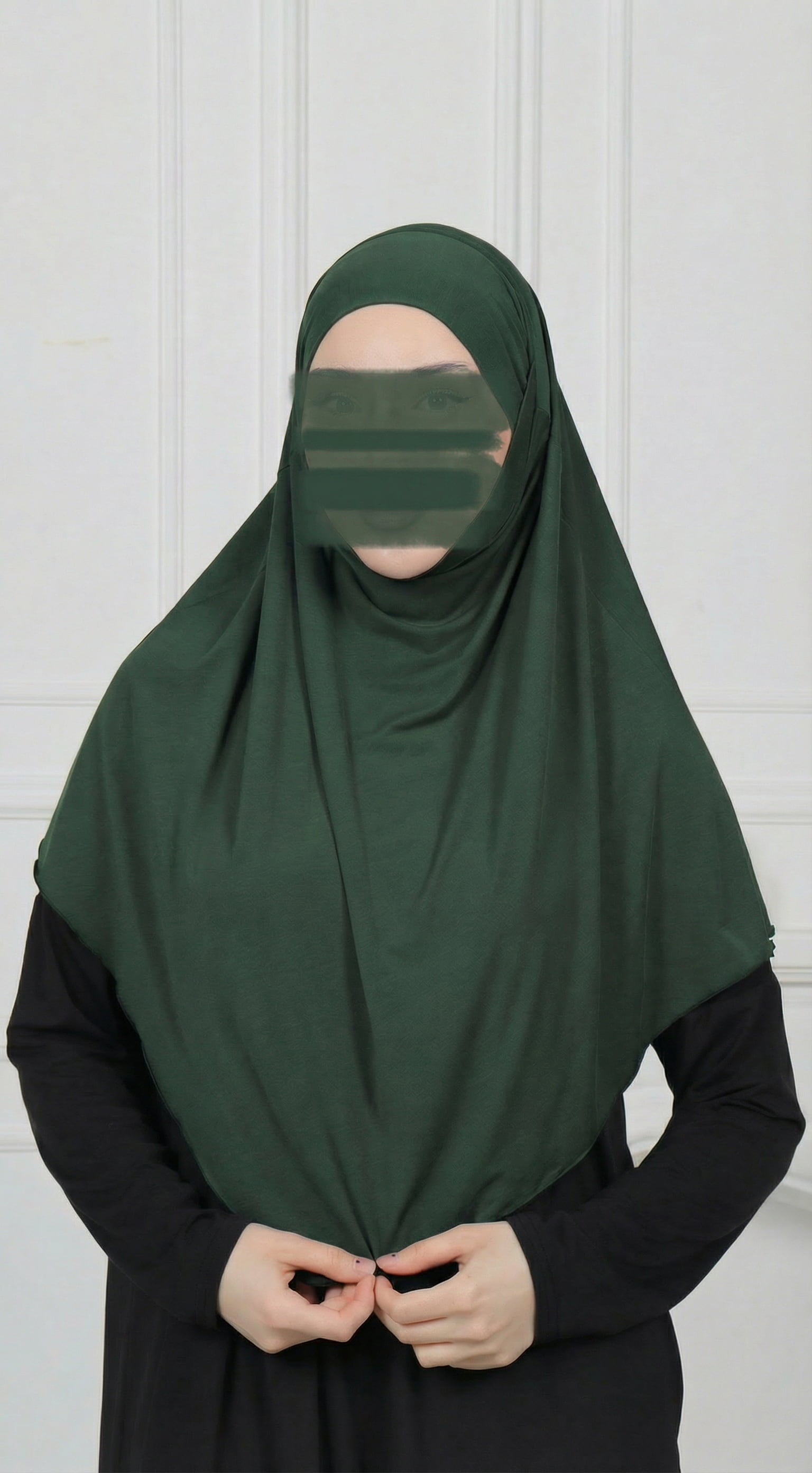 Jersey Mini Khimar - Khaki