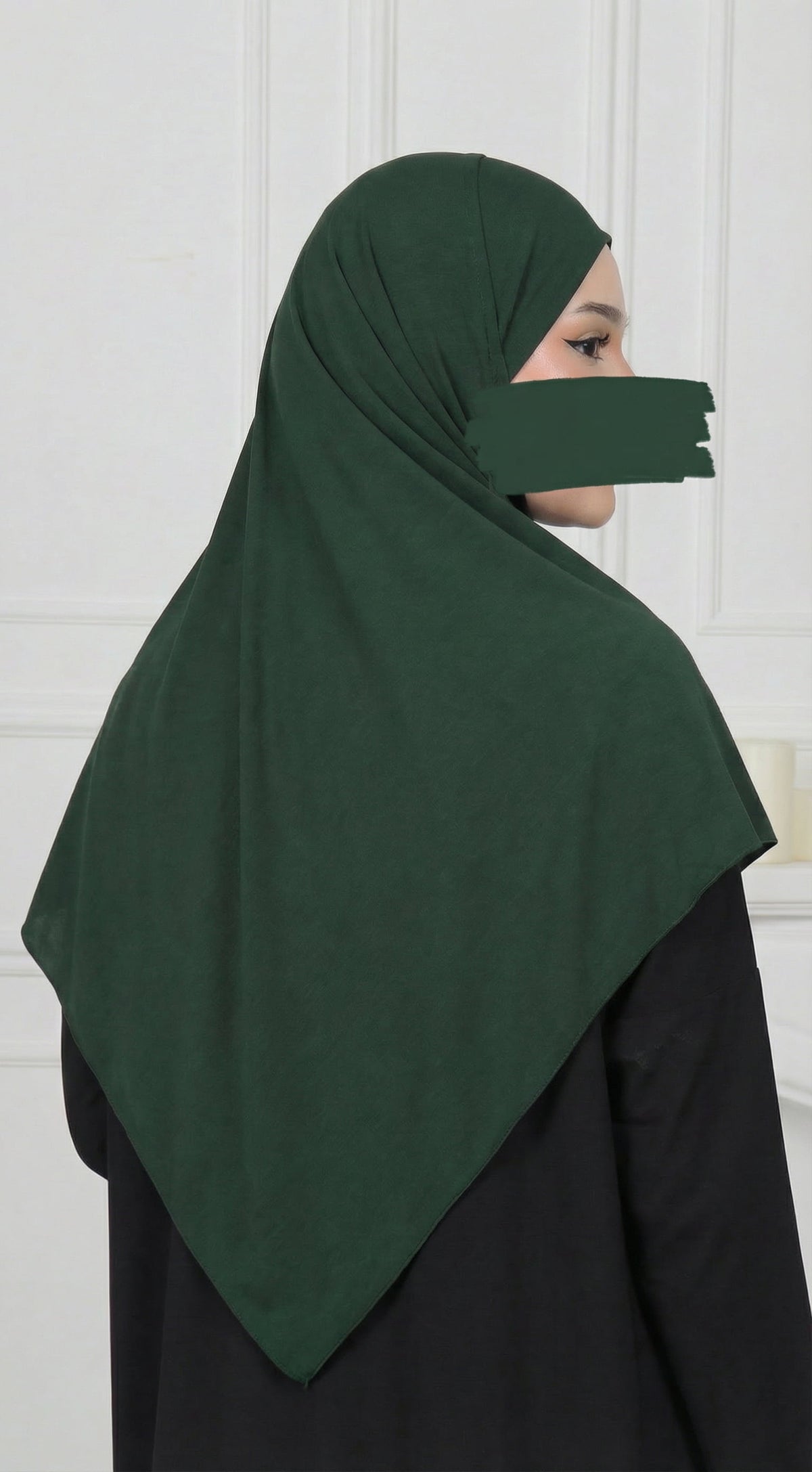 Jersey Mini Khimar - Khaki