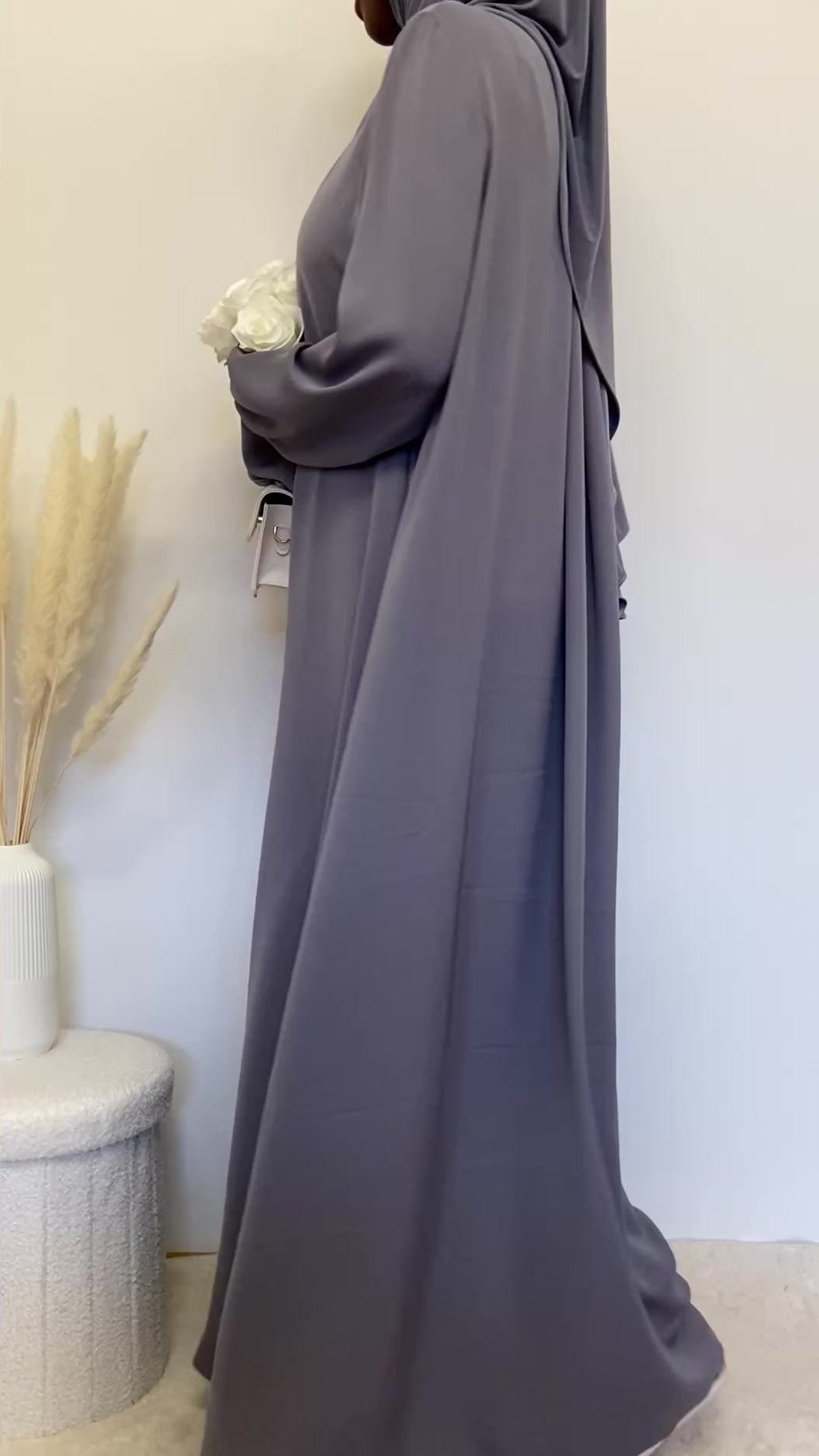 Abaya Sultana - Silk Sky