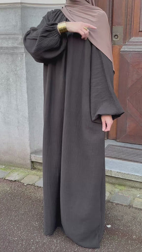 Classy Musselin Abaya Lina